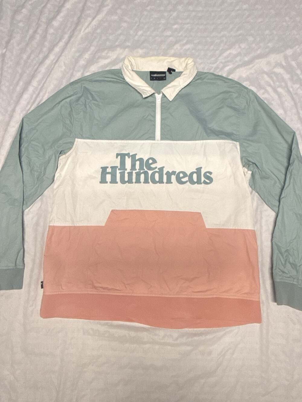 The Hundreds Alpine Colorblock Half-Zip Pullover Sweatshirt